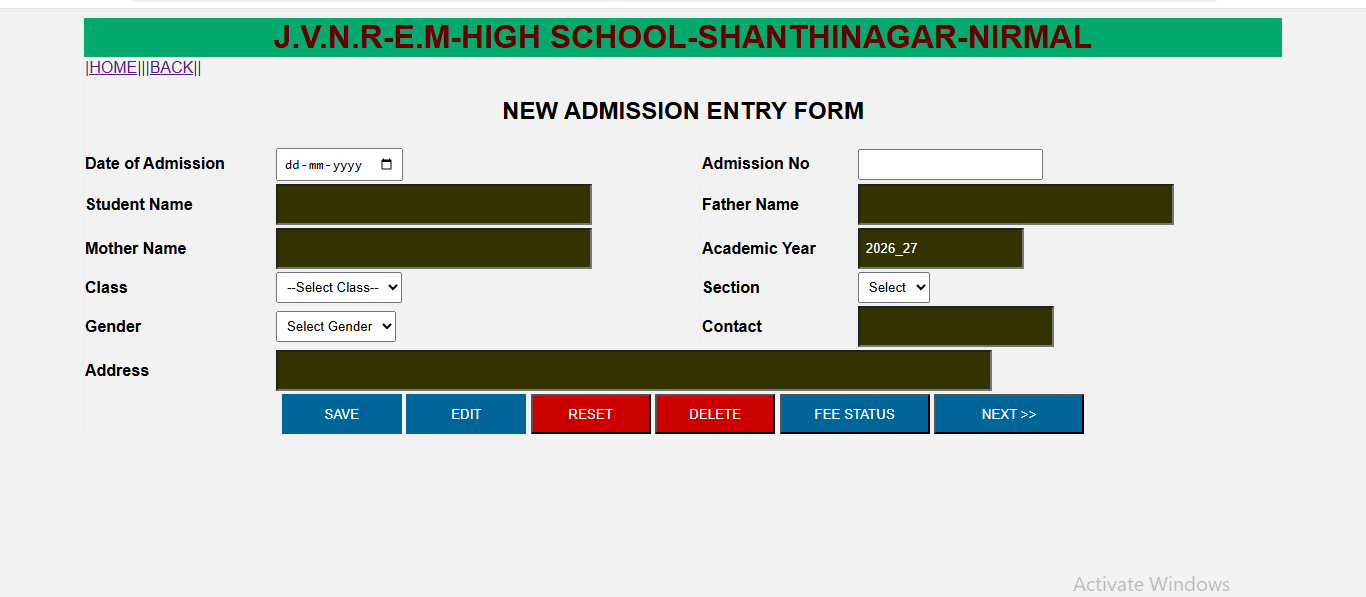 Admission